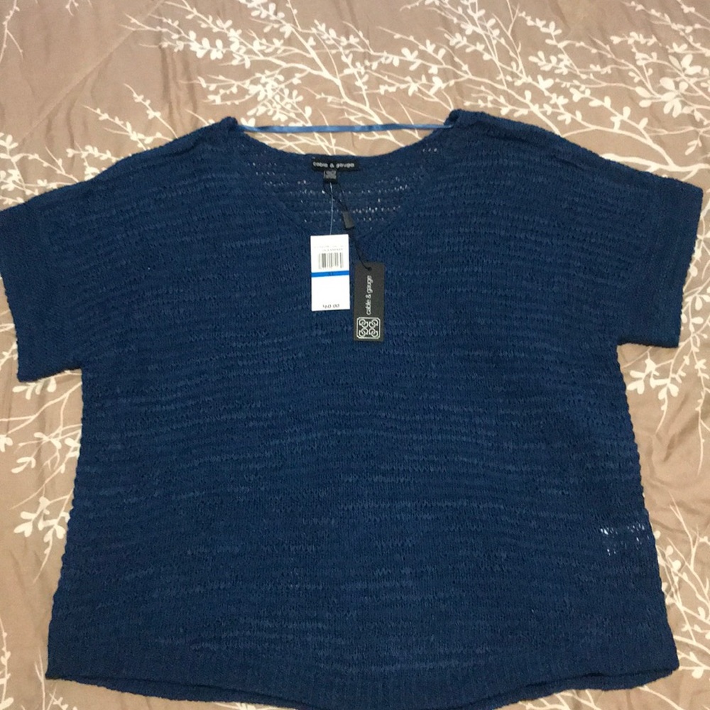Deep Blue Blouse